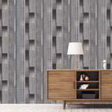 Galerie G56571 Texstyle Agen Stripe Silver Grey Wallpaper G56571 Silver Grey Wallpaper