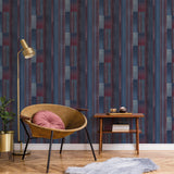 Galerie G56573 Texstyle Agen Stripe Blue Wallpaper G56573 Blue Wallpaper