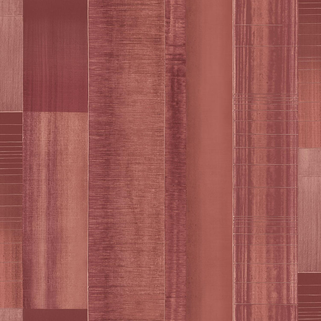 Galerie Agen Stripe Red Wallpaper