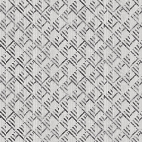 Galerie Block Flock Silver Grey Wallpaper