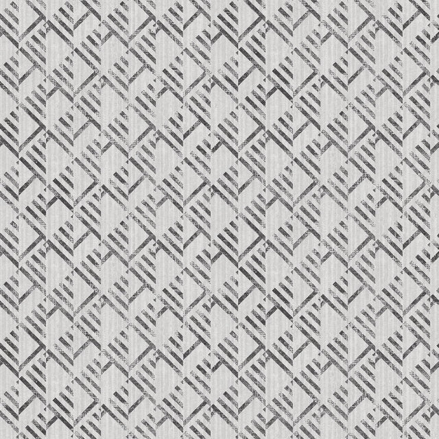 Galerie Block Flock Silver Grey Wallpaper