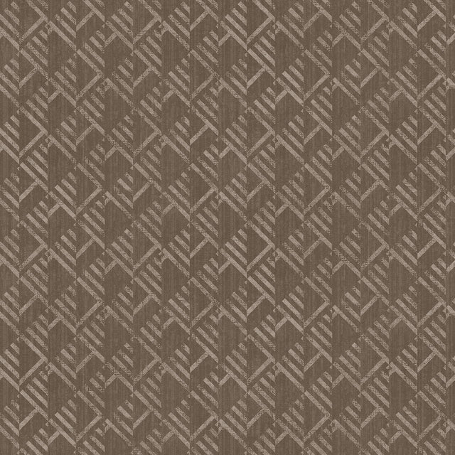 Galerie Block Flock Bronze Brown Wallpaper