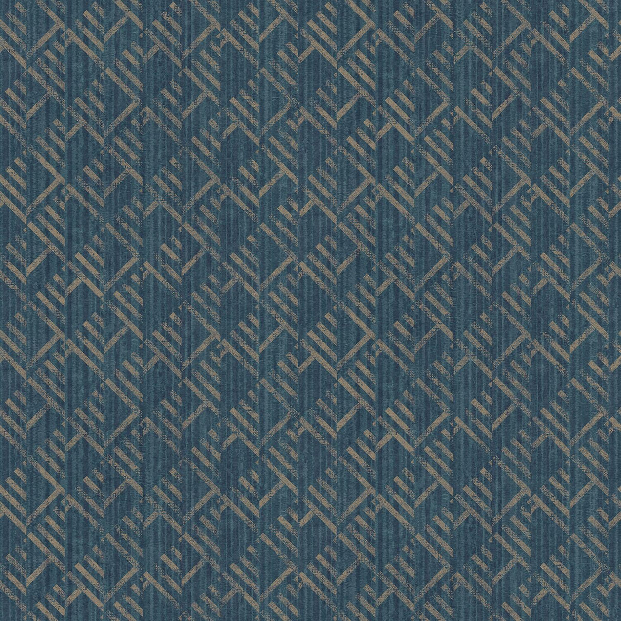 Galerie Block Flock Blue Wallpaper