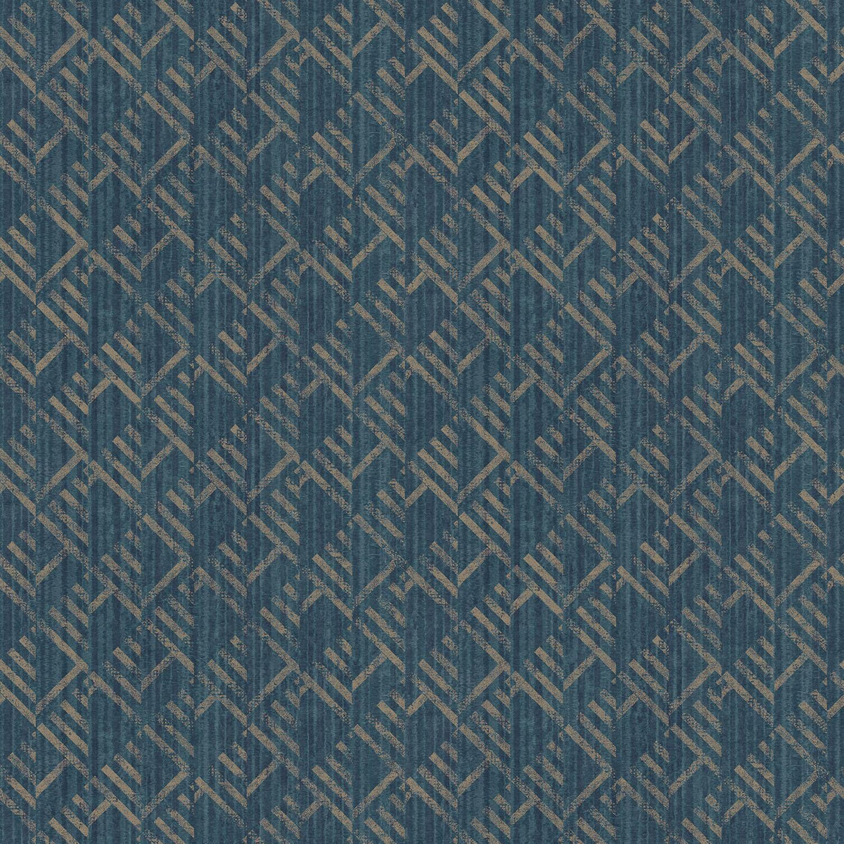 Galerie Block Flock Blue Wallpaper