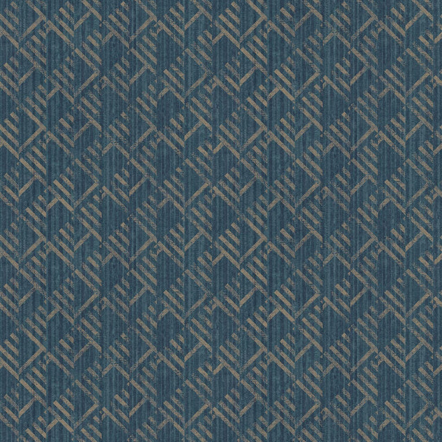 Galerie Block Flock Blue Wallpaper