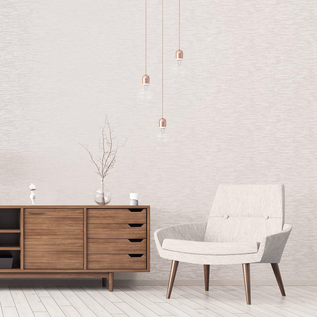 Galerie G56592 Texstyle Bronze Effect Beige Wallpaper G56592 Beige Wallpaper