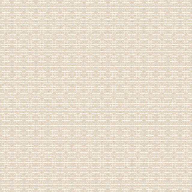 Galerie Greek Key Texture Beige Wallpaper
