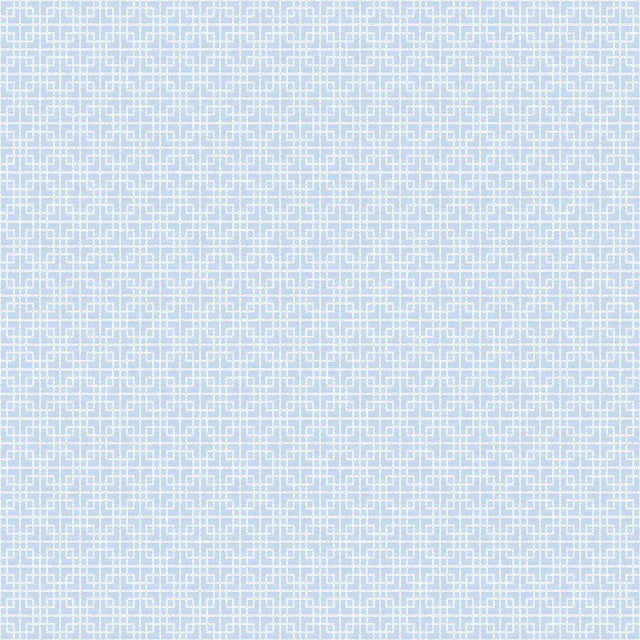 Galerie Greek Key Texture Blue Wallpaper