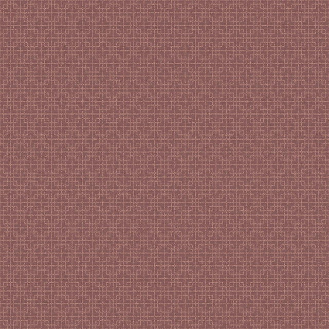 Galerie Greek Key Texture Red Wallpaper