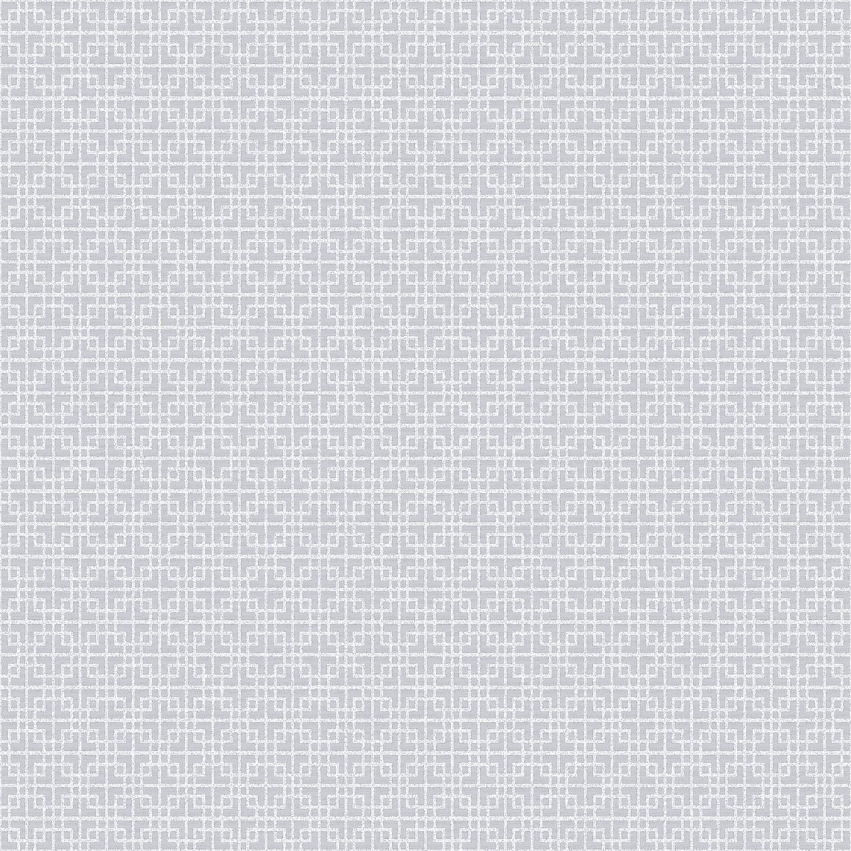 Galerie Greek Key Texture Silver Grey Wallpaper