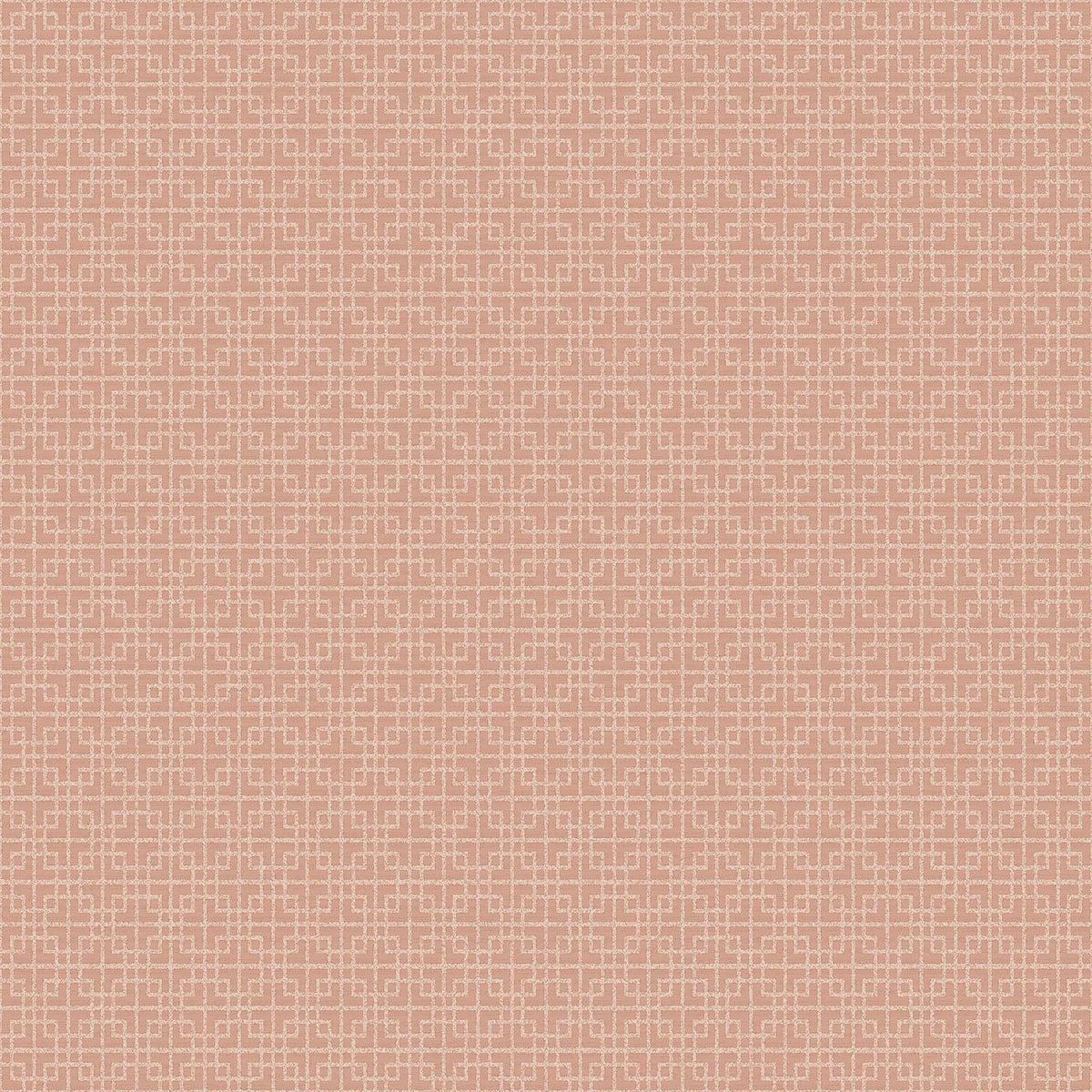 Galerie Greek Key Texture Orange Wallpaper