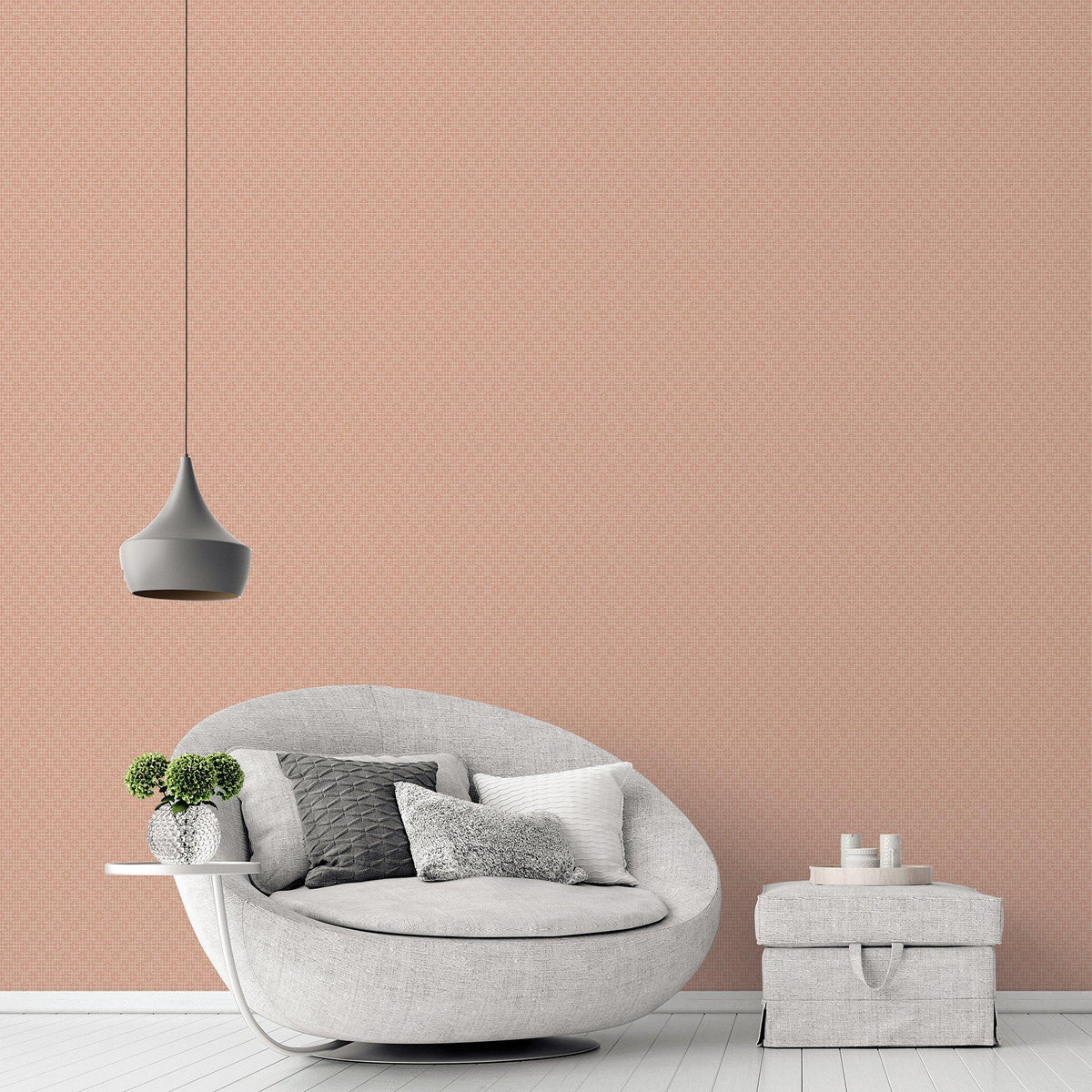 Galerie G56599 Texstyle Greek Key Texture Orange Wallpaper G56599 Orange Wallpaper