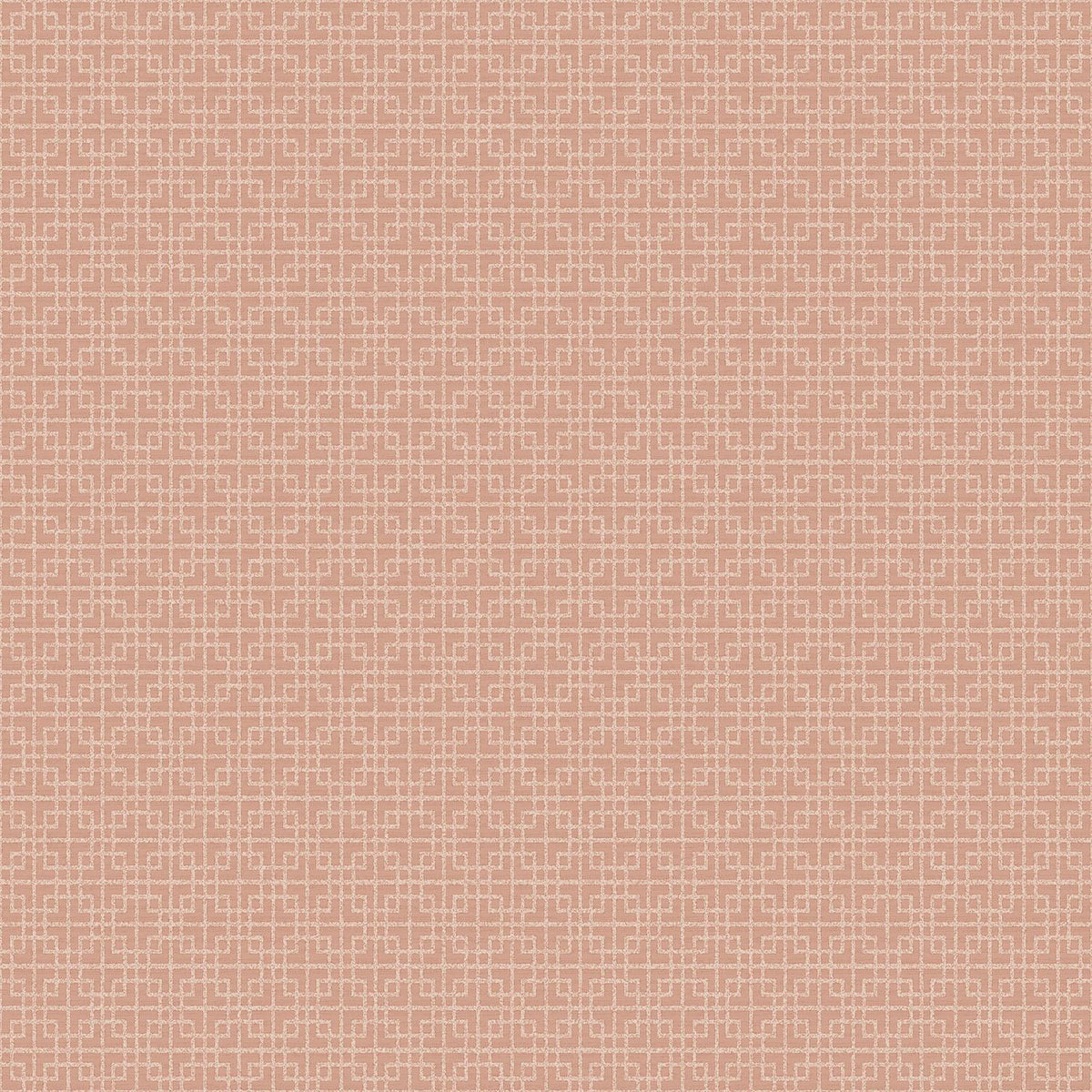 Galerie Greek Key Texture Orange Wallpaper