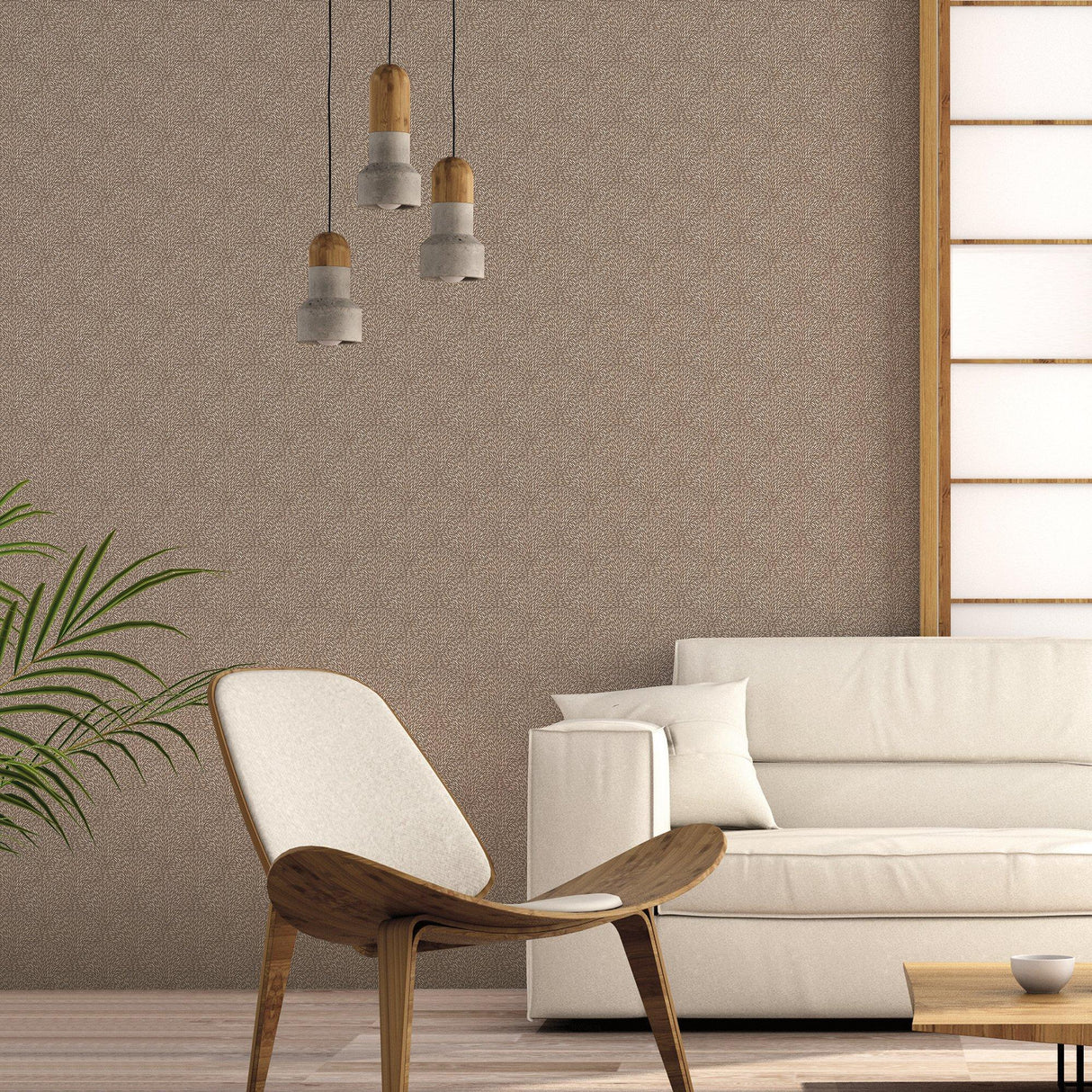 Galerie G56605 Texstyle Hedgehog Bronze Brown Wallpaper G56605 Bronze Brown Wallpaper