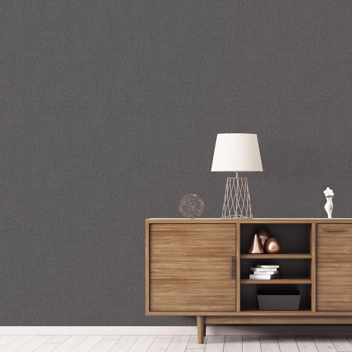 Galerie G56612 Texstyle Hex Texture Black Wallpaper G56612 Black Wallpaper