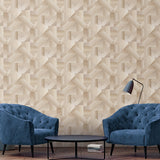 Galerie G56623 Texstyle Shape Shifter Beige Wallpaper G56623 Beige Wallpaper