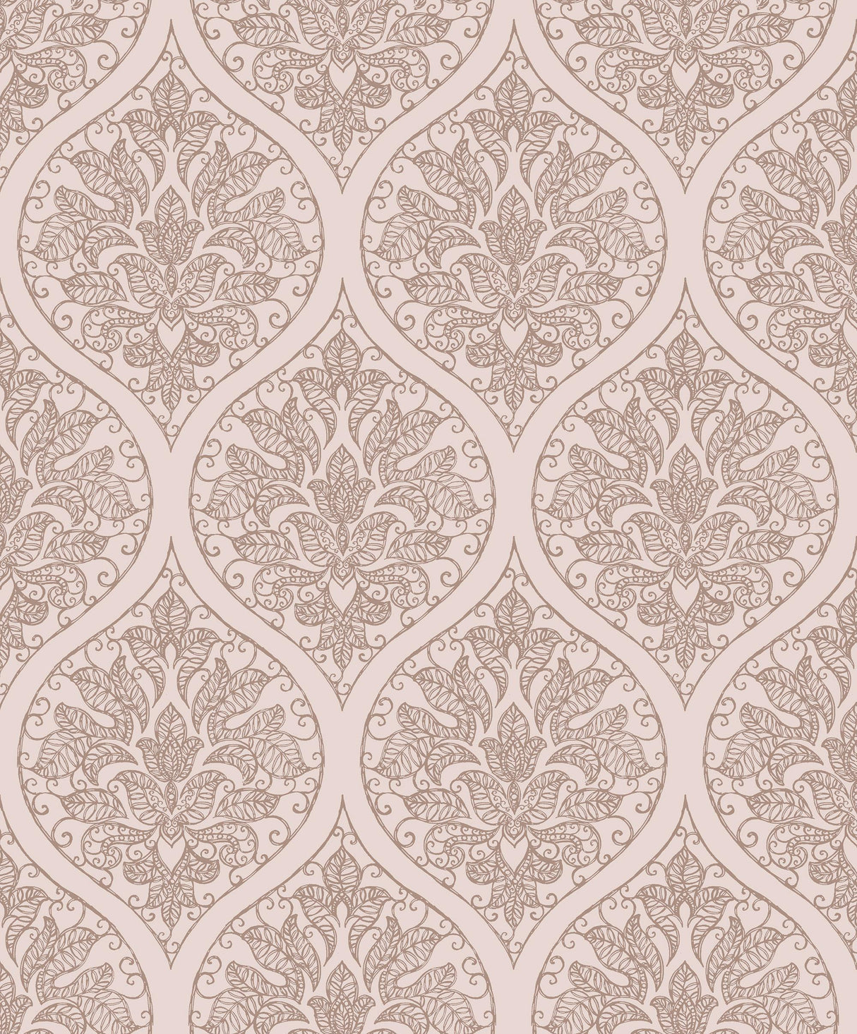 Galerie Emporium Ogee Pink Wallpaper