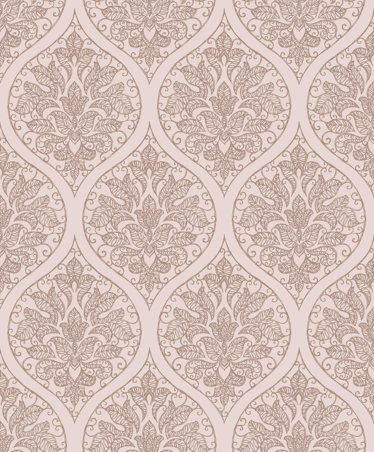 Galerie Emporium Ogee Pink Wallpaper