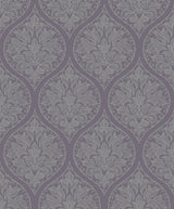 Galerie Emporium Ogee Purple Lilac Wallpaper