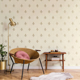 Galerie Mehndi Motif Beige Wallpaper