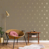 Galerie Mehndi Motif Gold Wallpaper