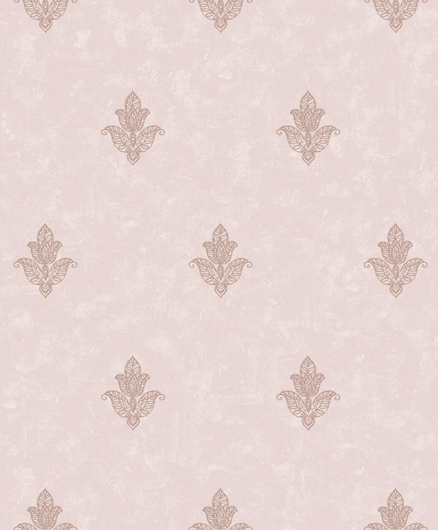 Galerie Mehndi Motif Pink Wallpaper