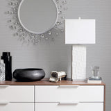 Galerie Metallic Plain Silver Grey Wallpaper