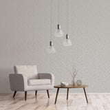 Galerie Mottled Metallic Plain Silver Grey Wallpaper