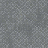 Galerie Aged Quatrefoil Silver Grey Wallpaper