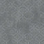 Galerie Aged Quatrefoil Silver Grey Wallpaper