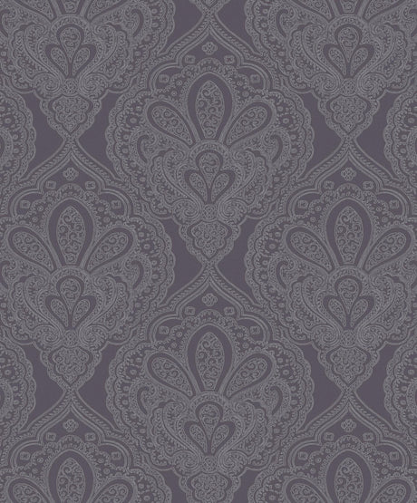 Galerie Mehndi Damask Purple Lilac Wallpaper