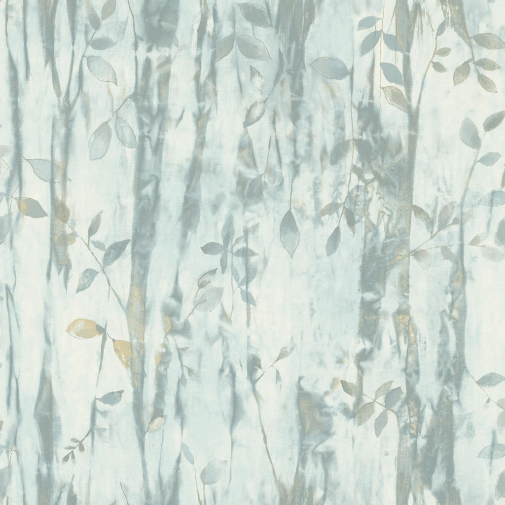 Galerie Batik Leaves Green Wallpaper