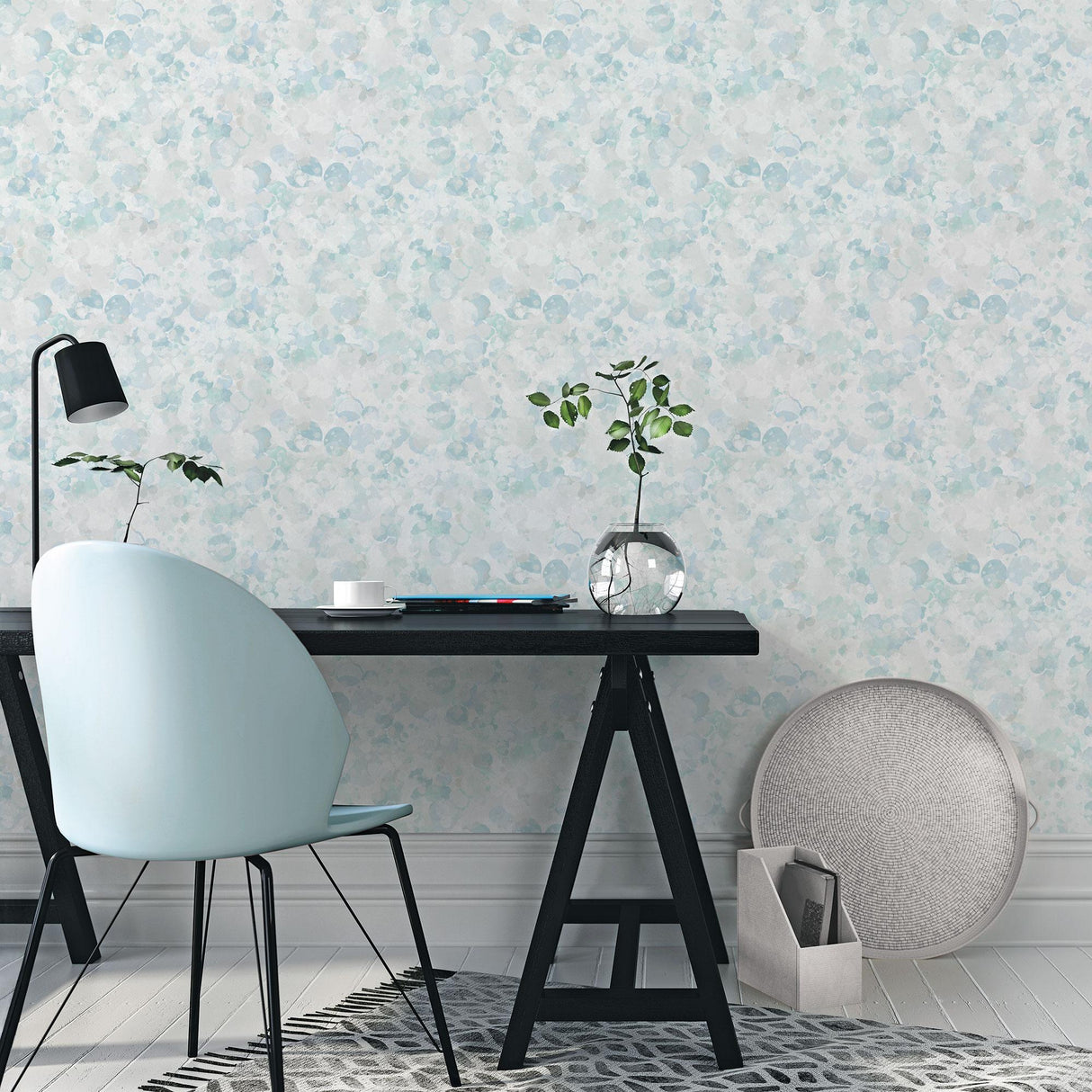Galerie Bubble Up Blue Wallpaper