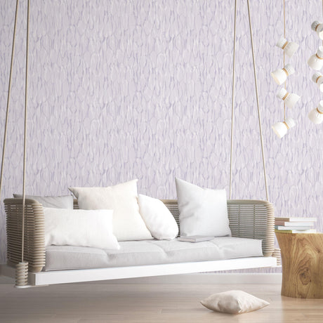 Galerie Drizzle Purple Lilac Wallpaper