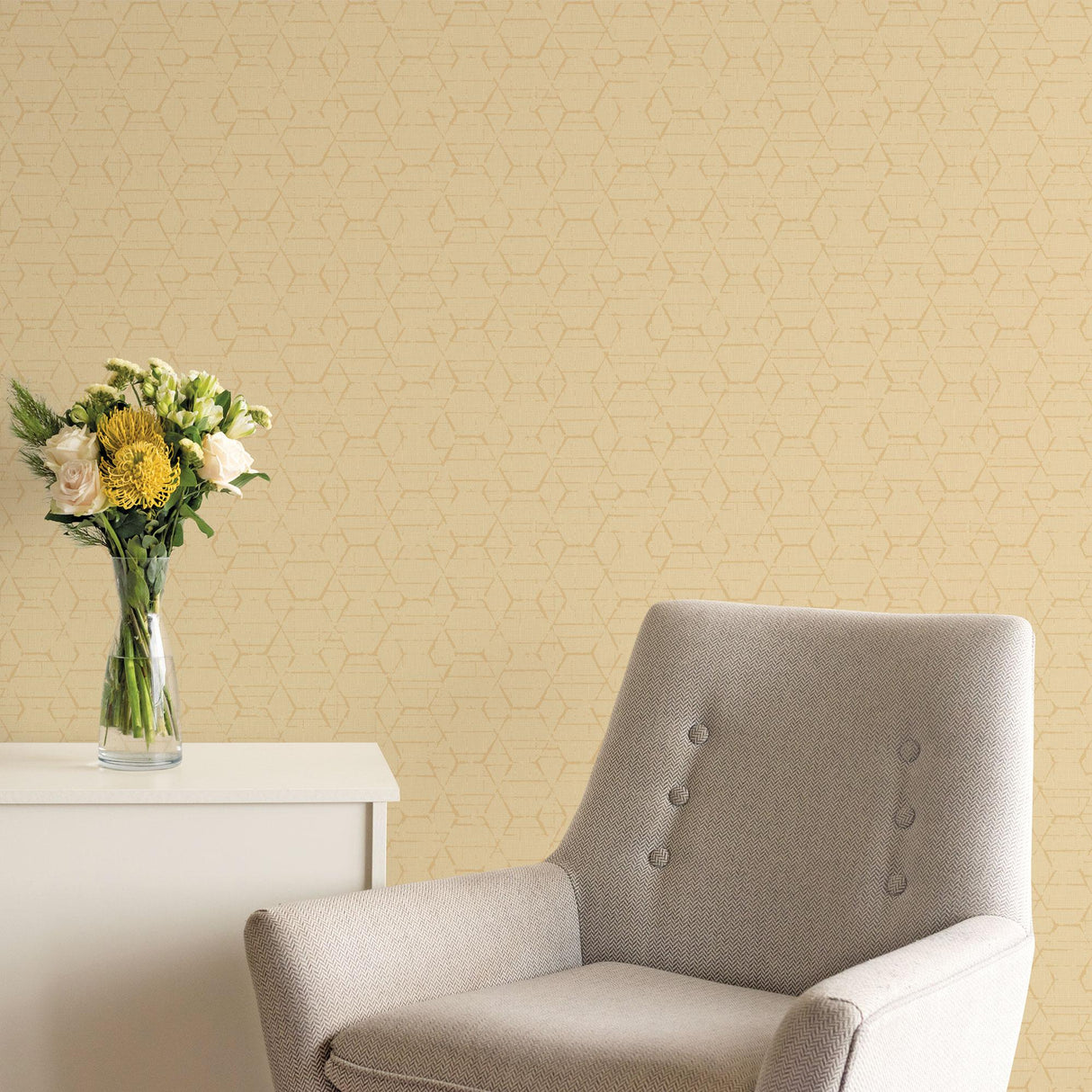 Galerie Hextex Gold Wallpaper