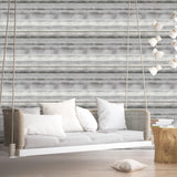 Galerie Skye Stripe Silver Grey Wallpaper