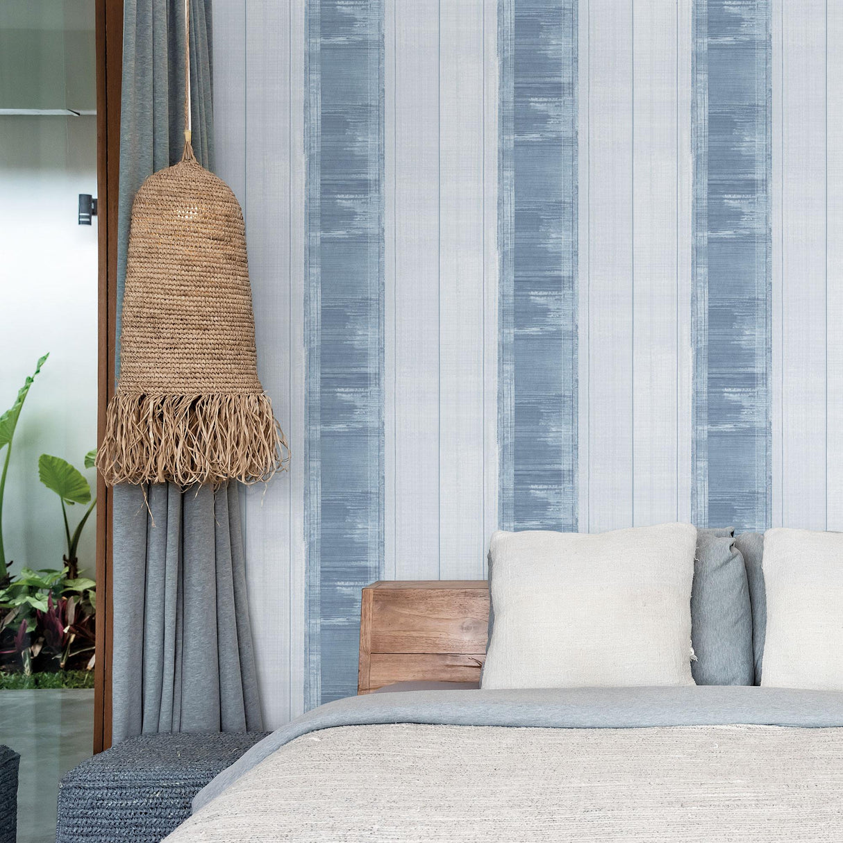 Galerie Sublime Stripe Blue Wallpaper