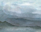 Galerie Misty Mountains Blue Wallpaper