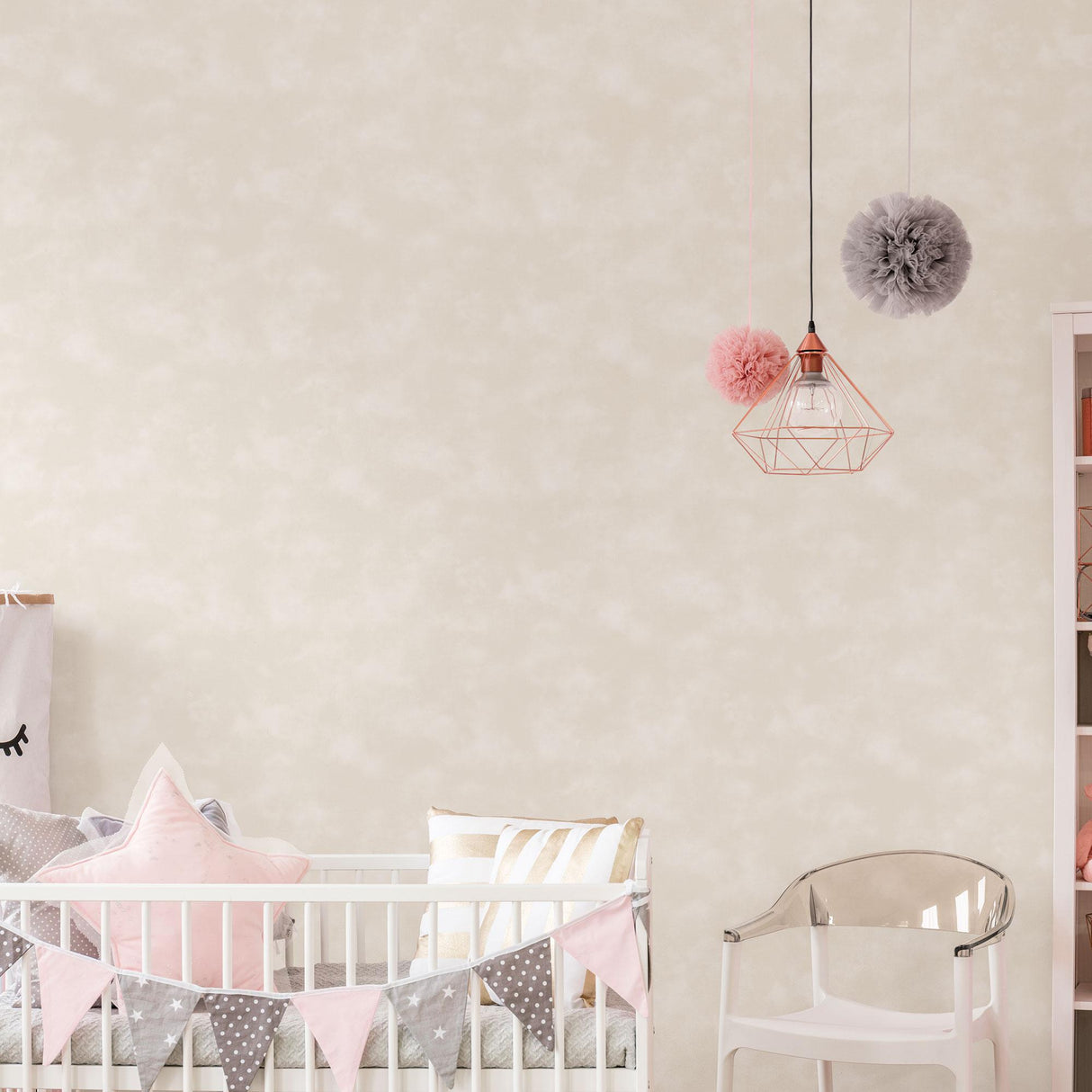 Galerie Baby Texture Beige Wallpaper