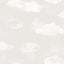 Galerie Cloud Silver Grey Wallpaper