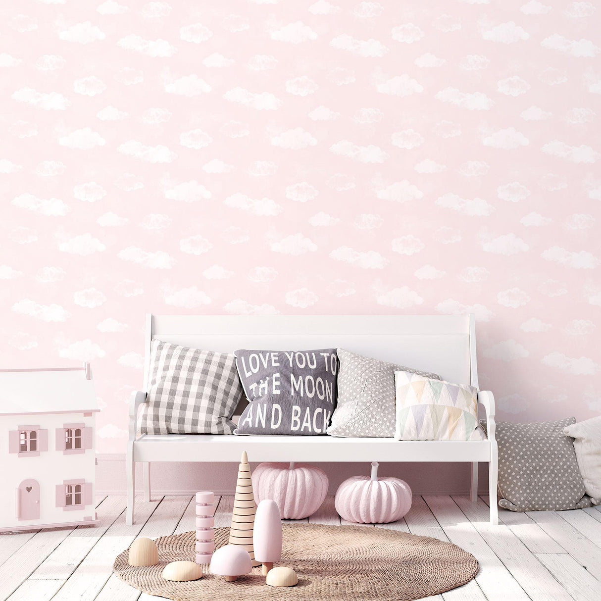 Galerie Cloud Pink Wallpaper