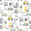 Galerie Construction Yellow Wallpaper