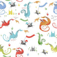 Galerie Dragons Multi-coloured Wallpaper