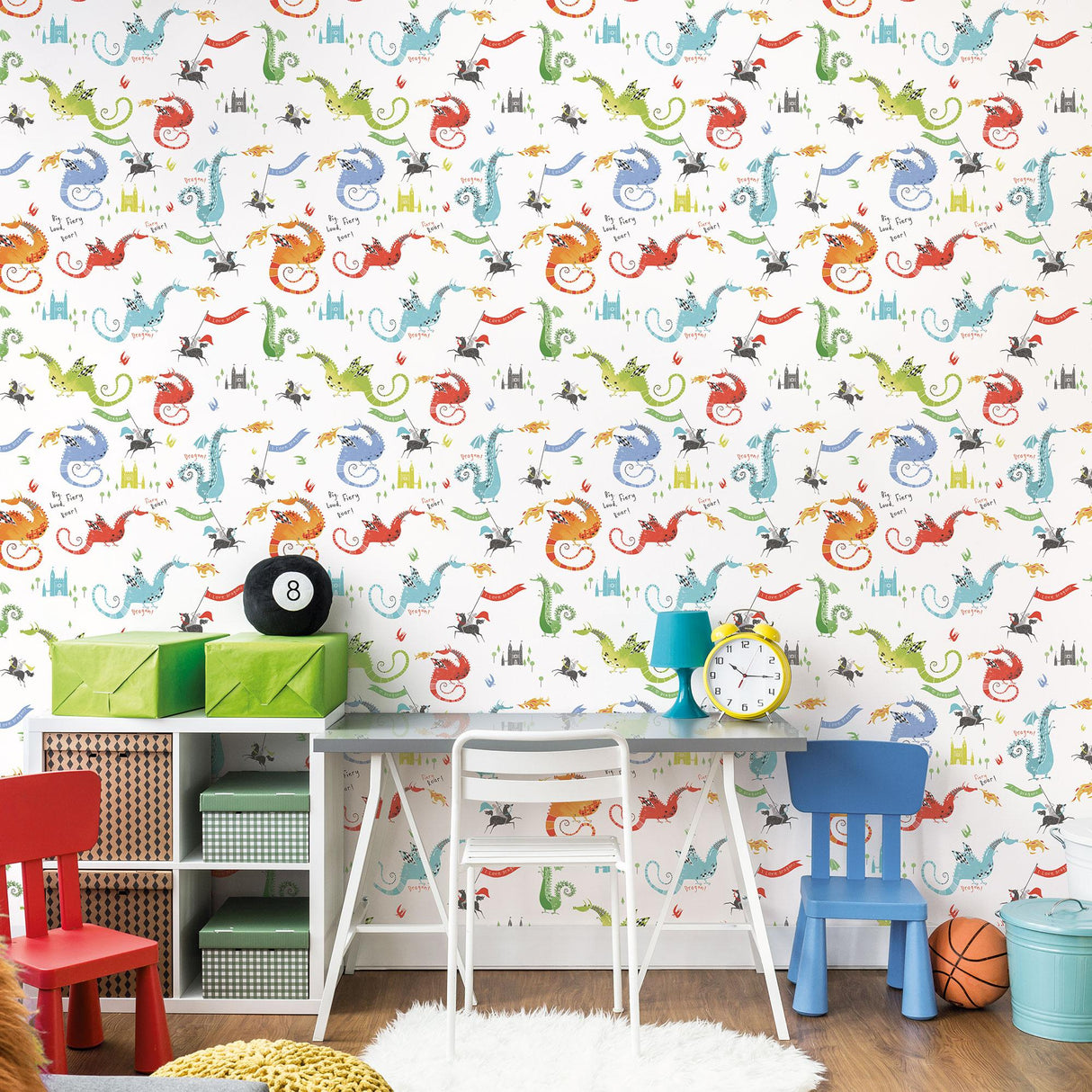 Galerie Dragons Multi-coloured Wallpaper