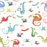 Galerie Dragons Multi-coloured Wallpaper