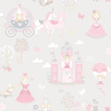 Galerie Fairytale Pink Wallpaper