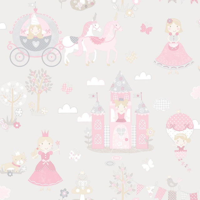 Galerie Fairytale Pink Wallpaper