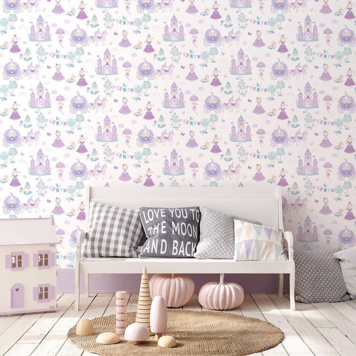 Galerie Fairytale Purple Lilac Wallpaper