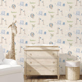 Galerie Jungle Friends Beige Wallpaper