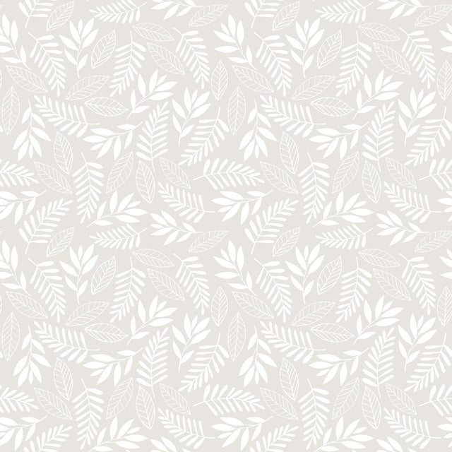 Galerie Koala Leaf Silver Grey Wallpaper